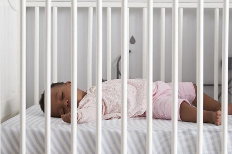 Baby Sleeping In Crib