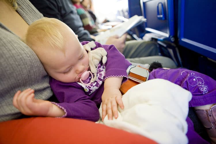 Fly During Nap Time For Stress-Free Flying With Baby