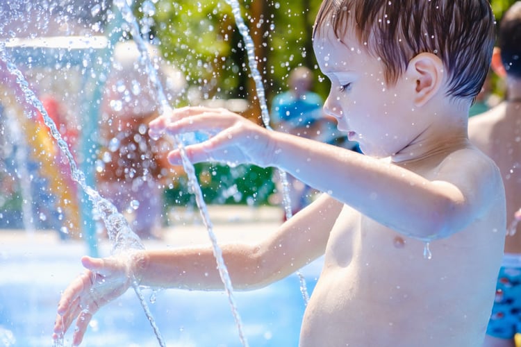 los angeles splash pad for kids