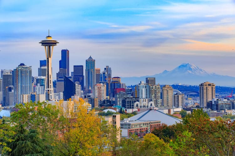 Seattle Washington City Skyline