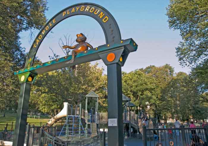 tad pole park and playground in boston