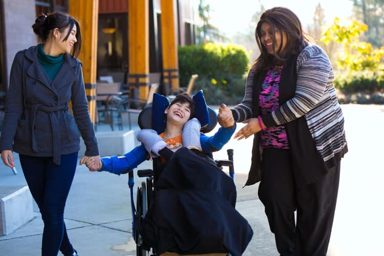 special needs boy at disney world