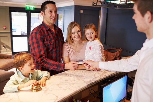 check into a local hotel for a staycation