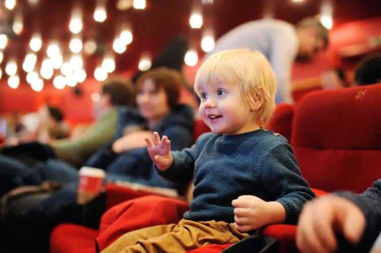 Boy At Movie Theater Denver Colorado