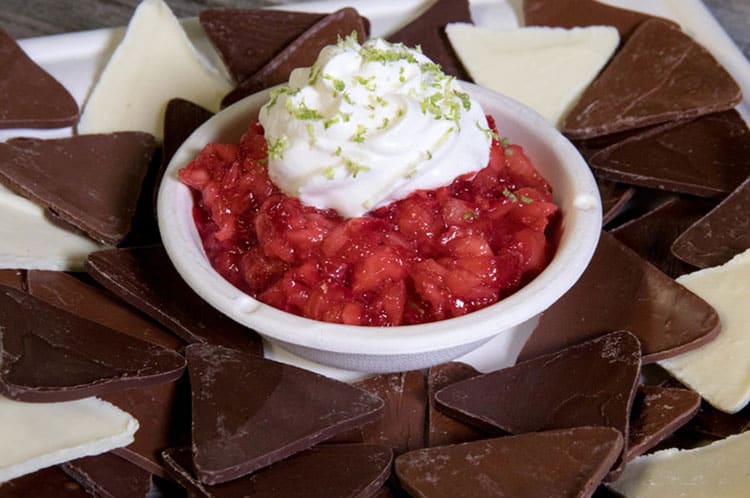 dessert nachos at last course in salt lake city