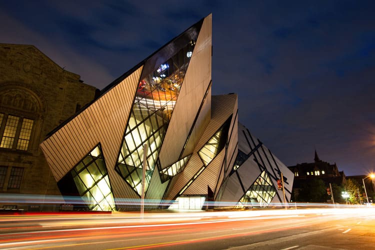 Outside Of The Royal Ontario Museum