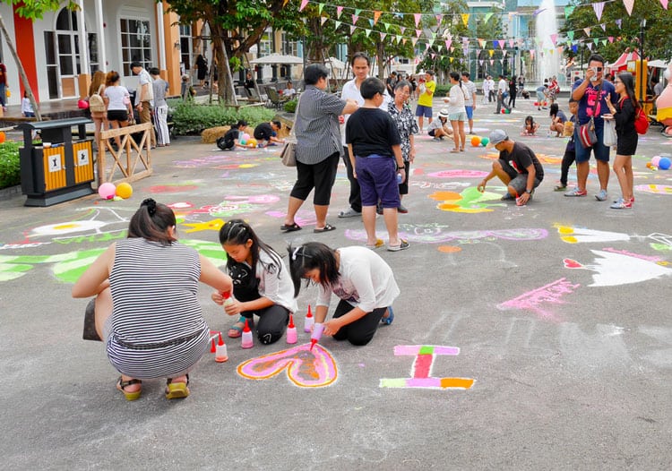 Chalk Festival For A Fun Messy Vacation