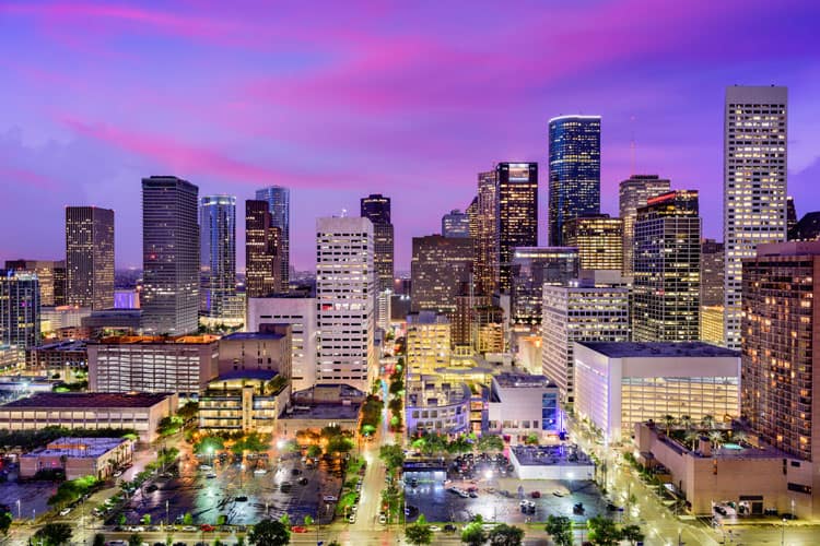 Aerial View Of Houston, Texas