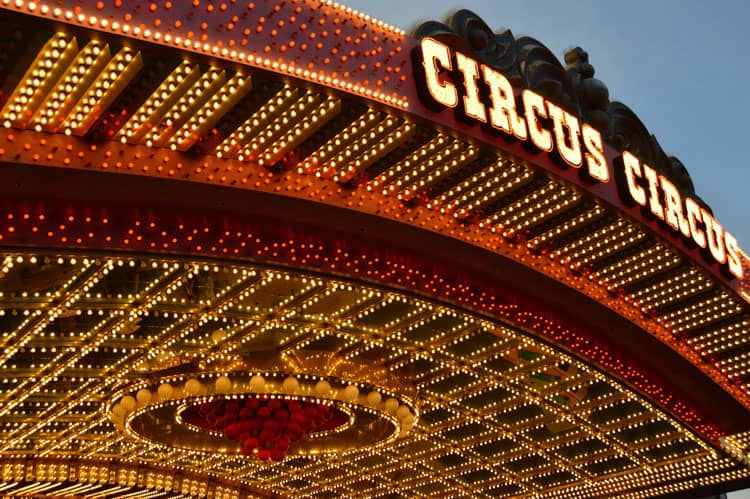 Circus Circus Sign