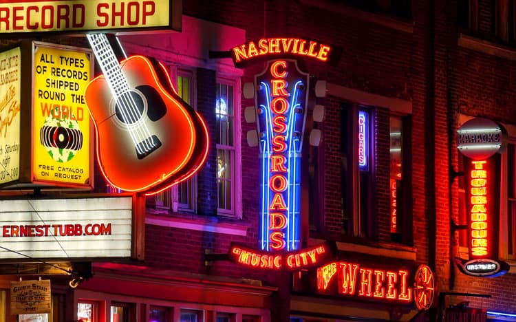 Music Scene While Visiting Nashville