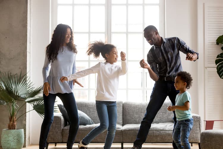 Family Dancing For Physical Activity