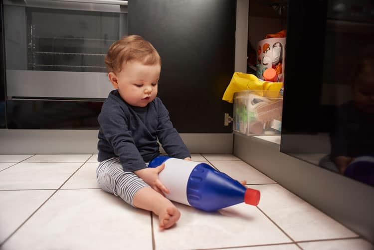 baby proofing in the kitchen is important
