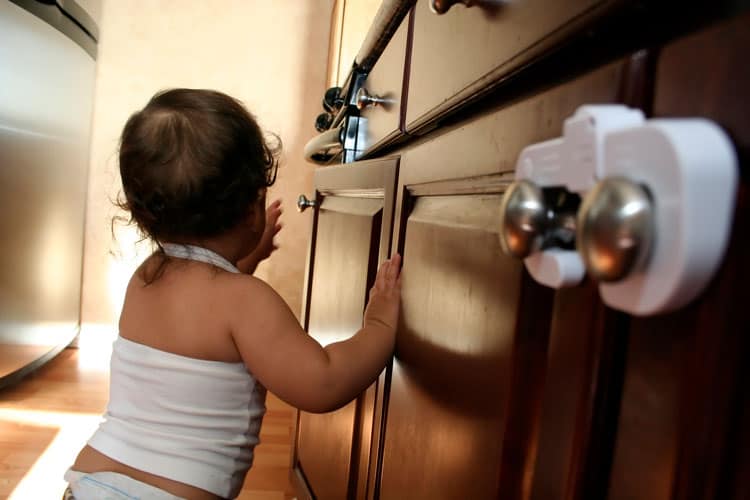 baby proofing locks on cabinets