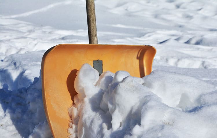Snow Shovel And Snow