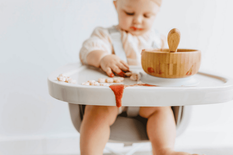 Baby In High Chair