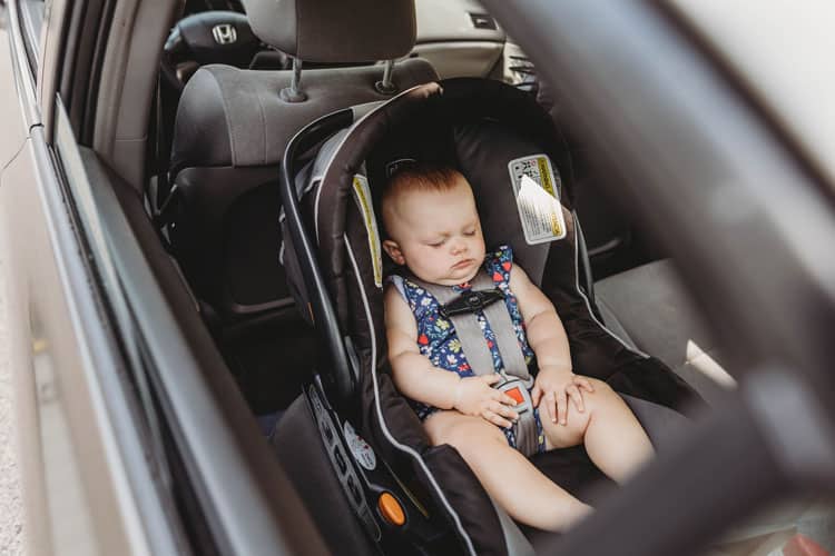 Baby In Car Seat