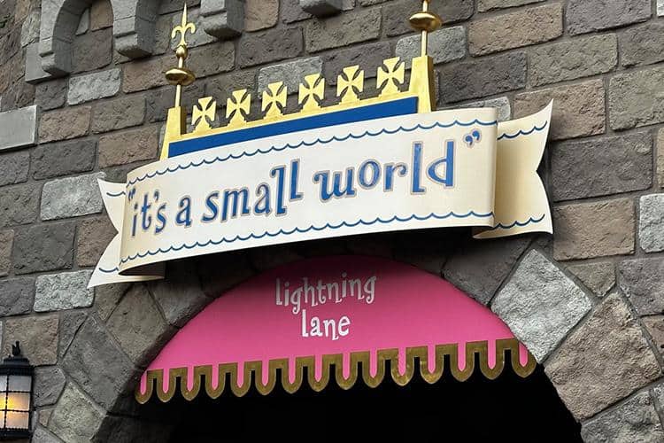 Attractions With Lightning Lane Entrances